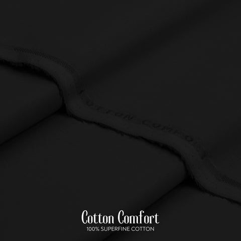 Cotton Comfort - 100% Superfine Cotton - (Black)