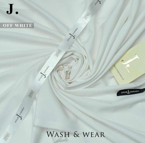 J. Summer  Wash & Wear-Off White
