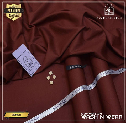Wrinkle Free Premium Wash & Wear Suit - Summer